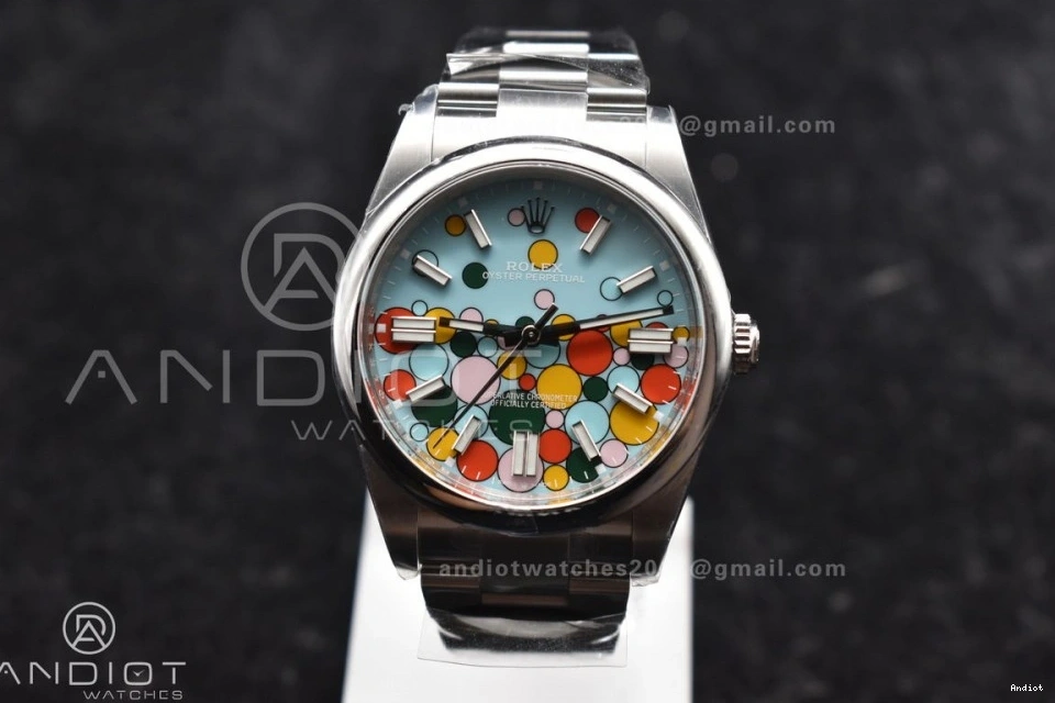 Clean 41mm Dial Best 124300 1:1 Celebration Edition VR3230 Perpetual 904L Oyster Steel 0410